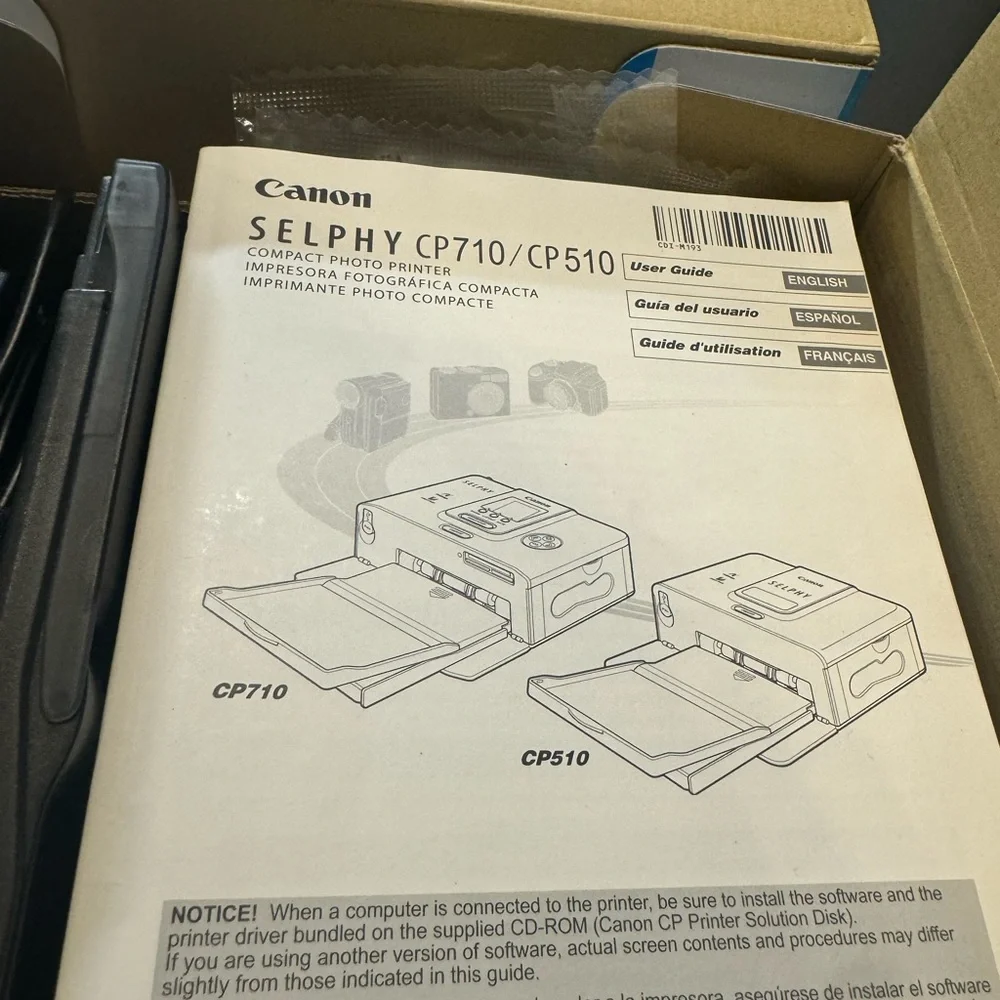 Canon Selphy CP510 photo printer NEW